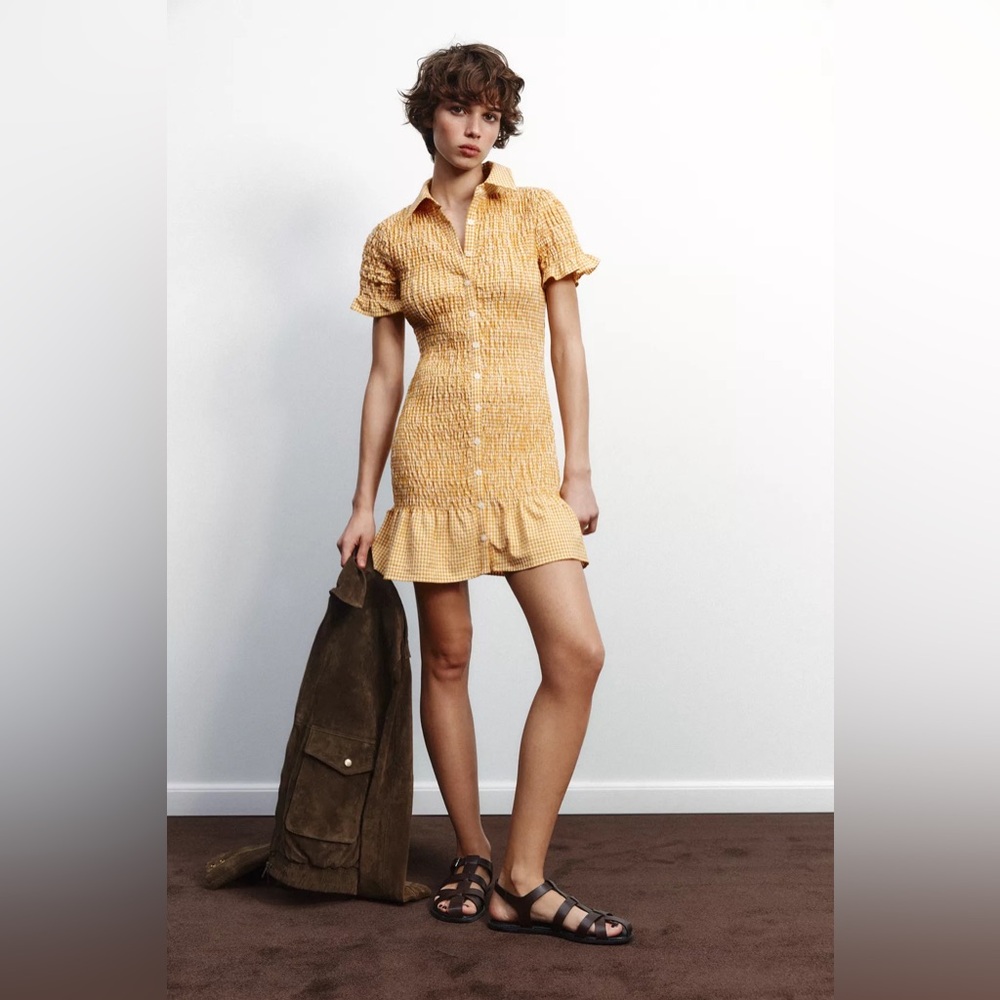 ZARA GINGHAM DRESS